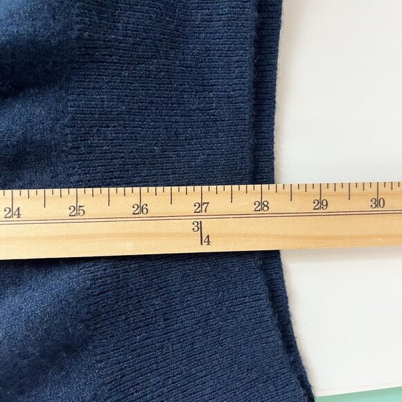Daniel Cremieux Signature Collection Cashmere Sweater Navy Blue V-Neck Size XL - Picture 5 of 6